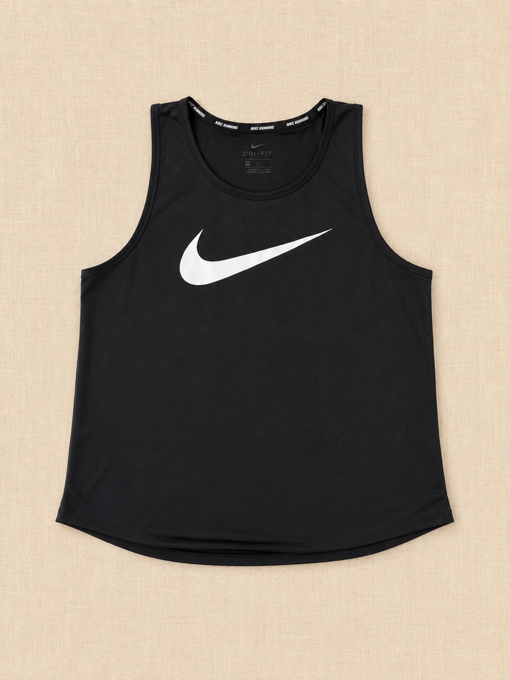 Nike Dri-FIT Running Tank Top Black Racerback Women’s Medium
